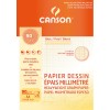 PAD CANSON MM 25 S  A4 DESSIN BISTRE 90G