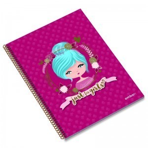 A5 Spiral Book 80sh Just 4 Girls Lin