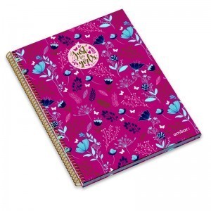 A4 Spiral Book 80sh Just 4 Girls Lin