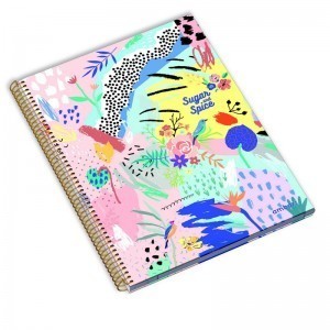 A5 Hardcover Sp Bk 120sh SugarSpice Lin