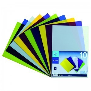 PACK OF 10 A4 LETTER FILE POCKETS